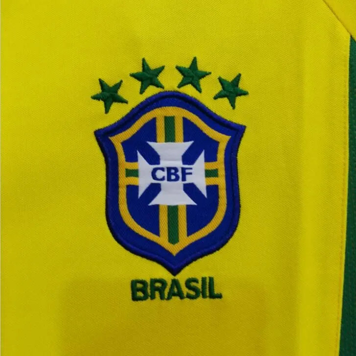 2002 Brazil Home Retro Football Shirt