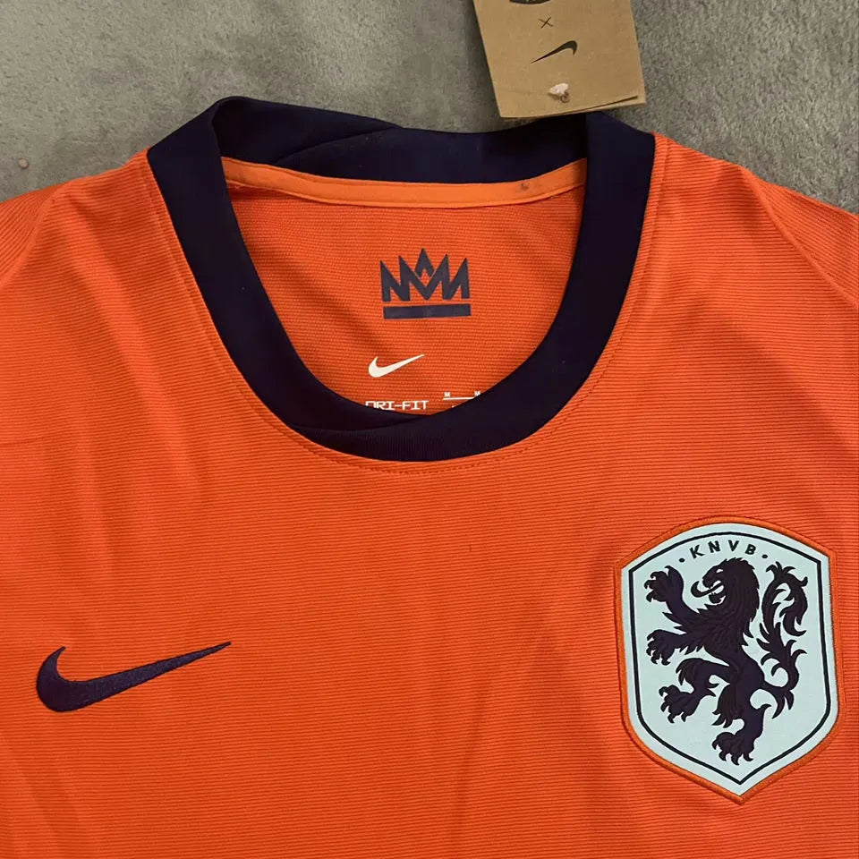2024 Euros Netherlands Home Football Shirt