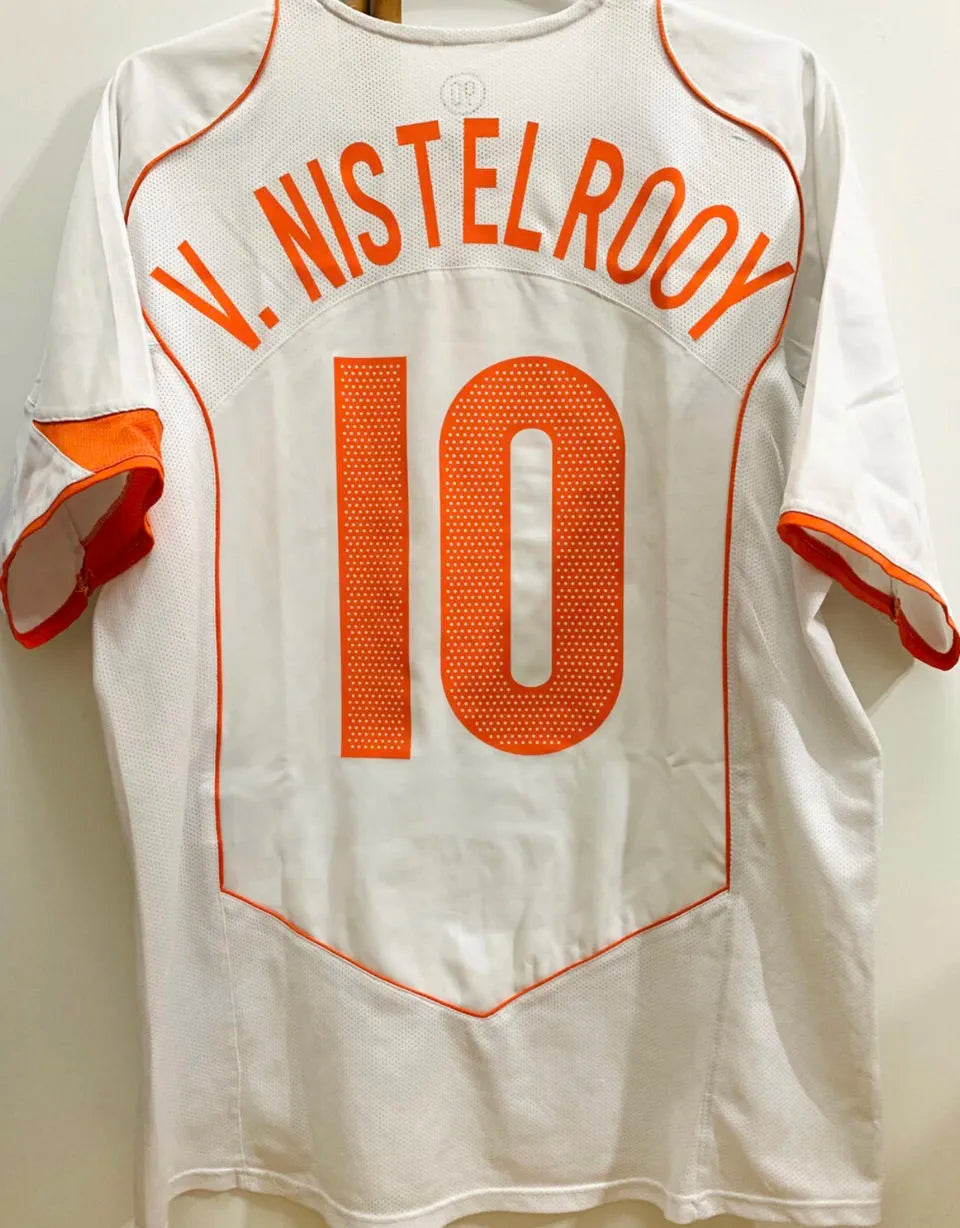 2004 Netherlands Away Retro Football Shirt