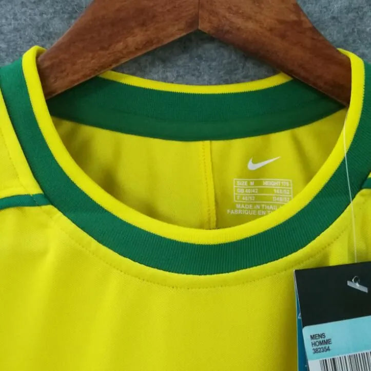1998 Brazil Home Retro Football Shirt