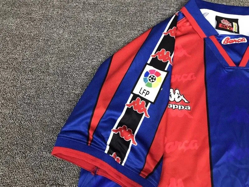 1996/97 Barcelona Home Retro Football Shirt