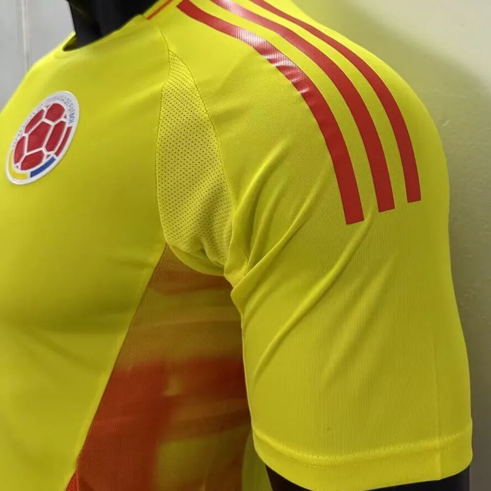 2024 Copa America Colombia Home Player Version Football Jersey