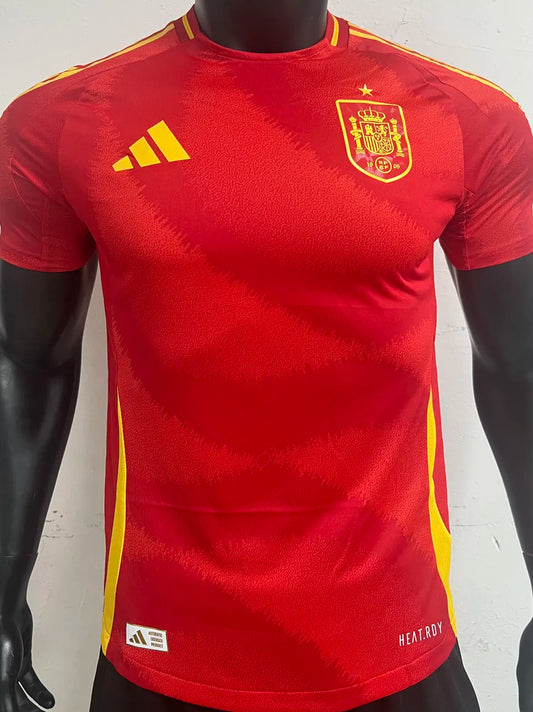 2024 Euros Spain Home Player Version Football Shirt