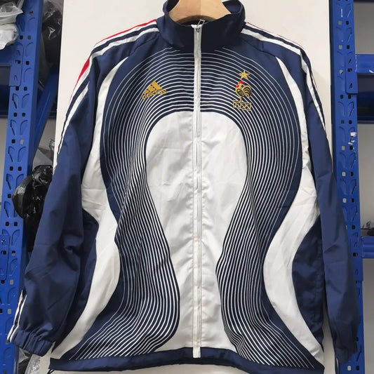 France Retro Windbreaker