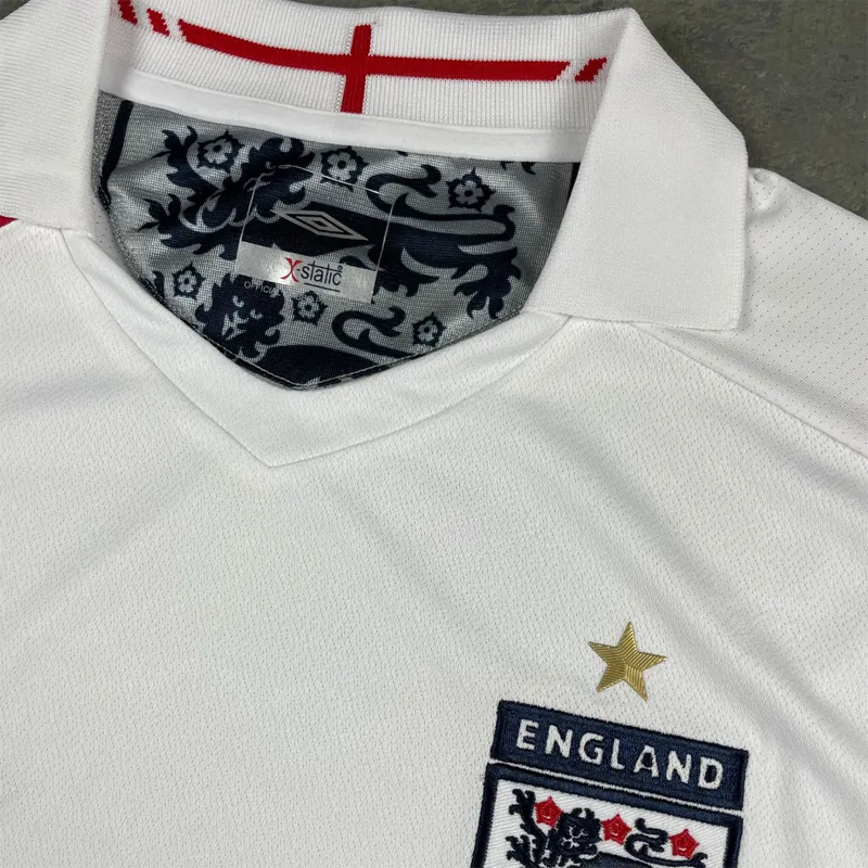 2006 England Home Retro Football Shirt