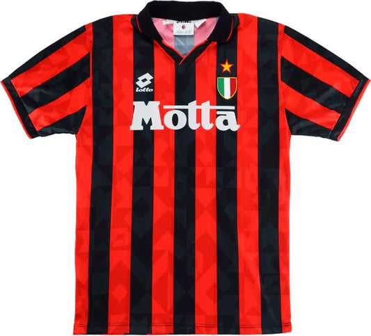 1992-94 AC Milan Home Retro Football Shirt