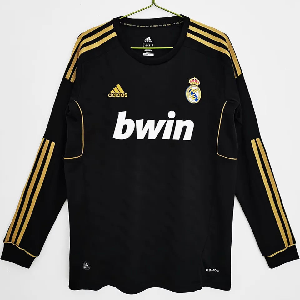 2011/12 Real Madrid Away Long Sleeve Retro Football Shirt