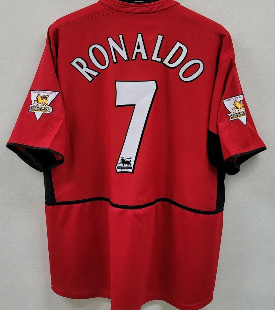 2002/04 Manchester United Home Retro Football Shirt