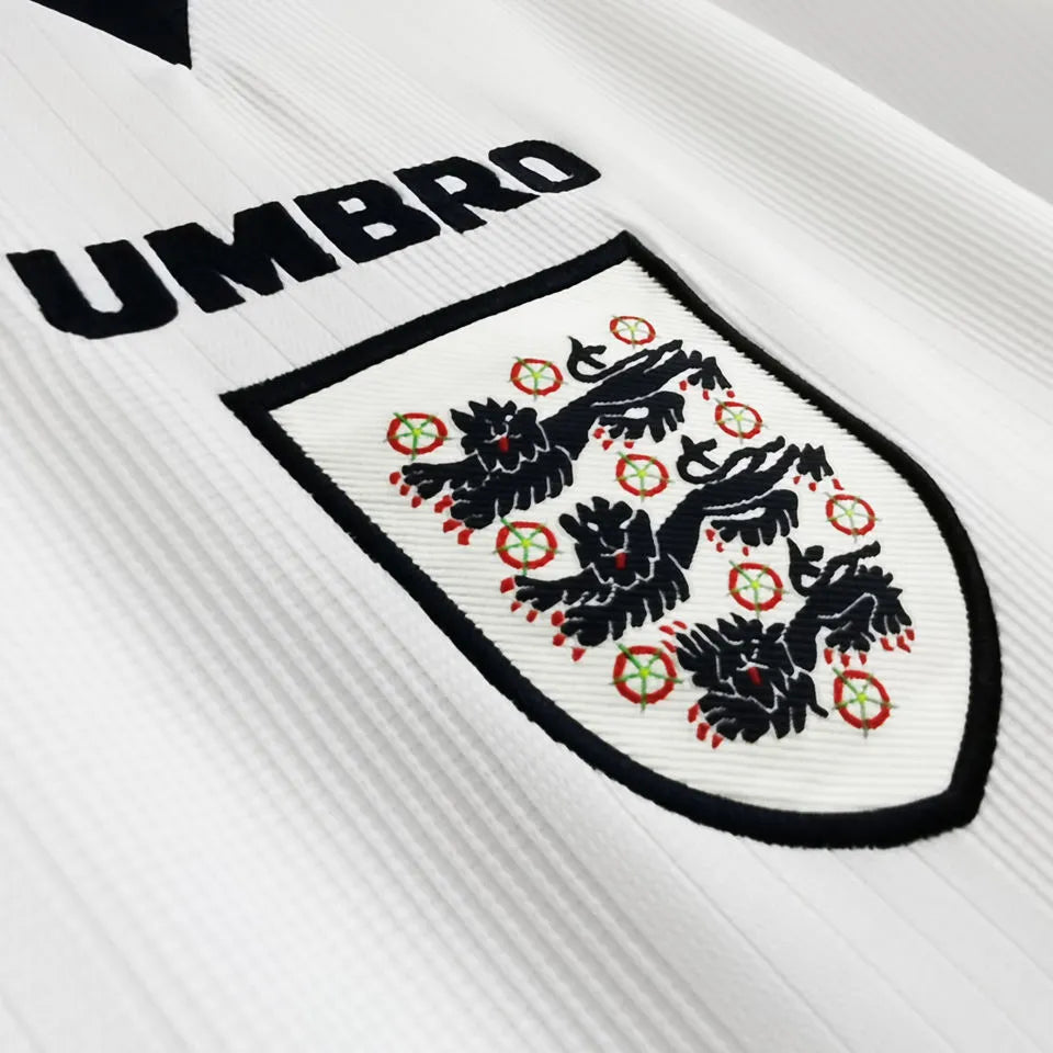 1996 England Home Retro Football Shirt