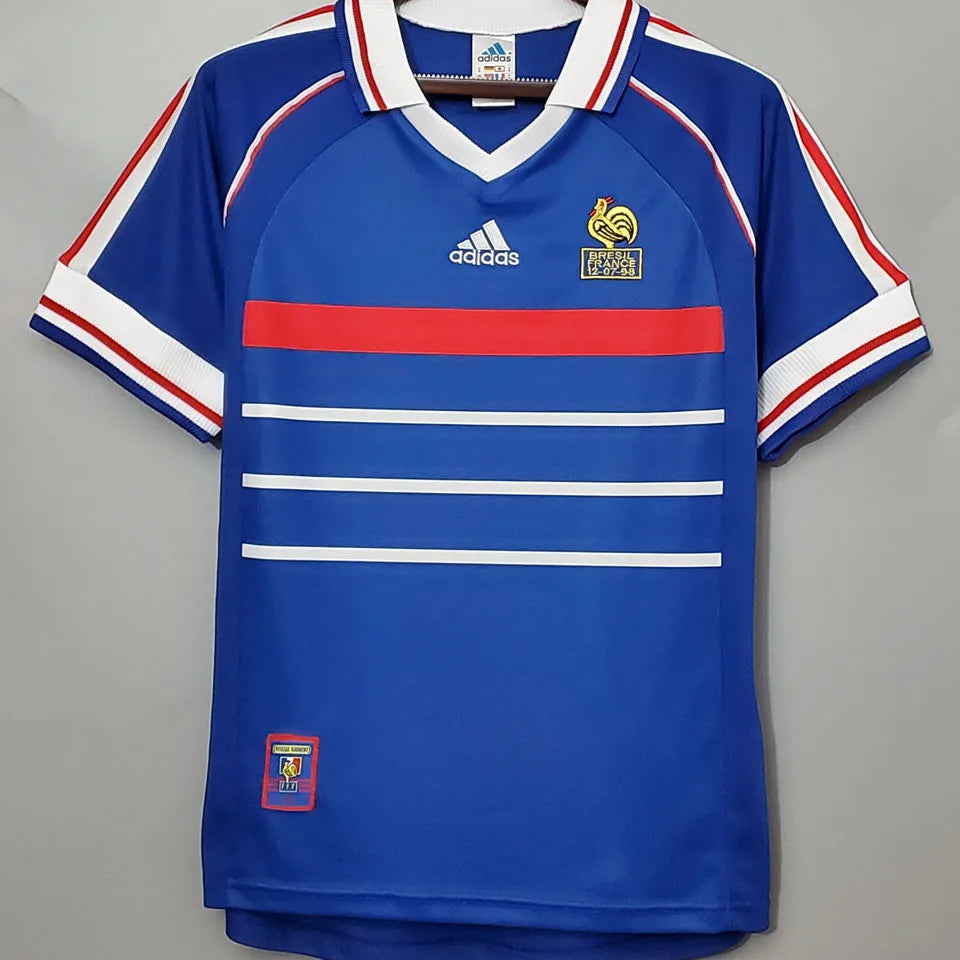 1998 France Home Retro Football Shirt