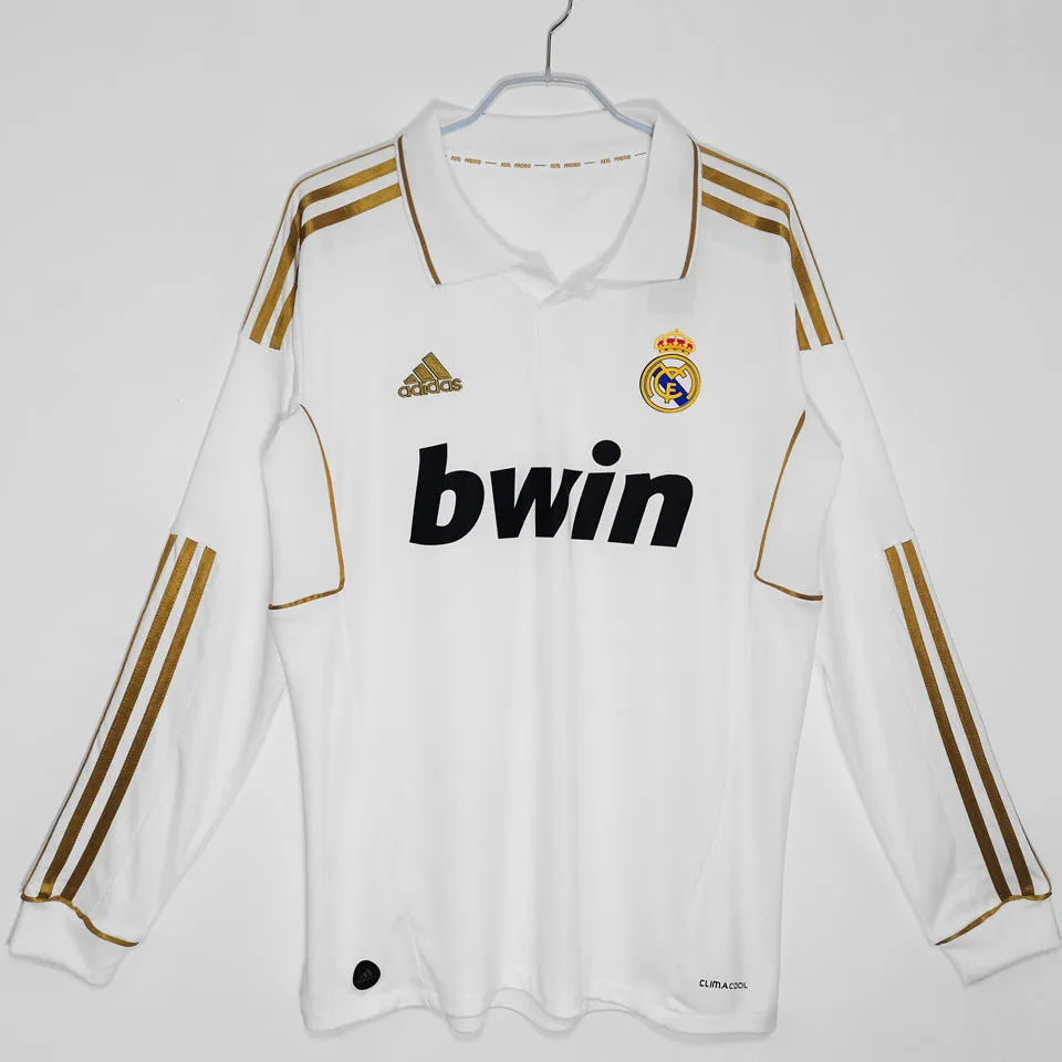 2011/12 Real Madrid Home Retro Long Sleeve Football Shirt