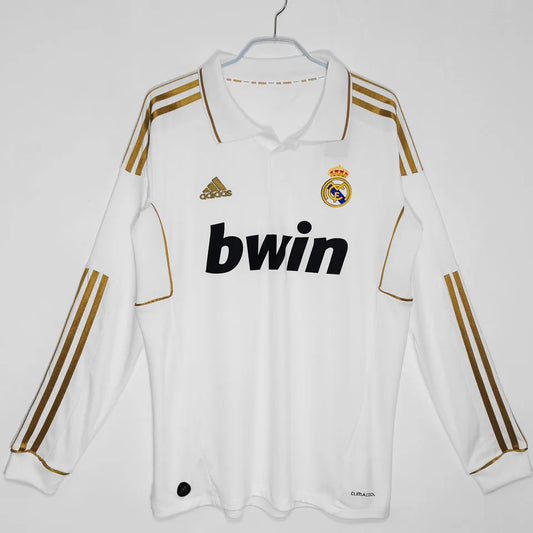 2011/12 Real Madrid Home Retro Long Sleeve Football Shirt