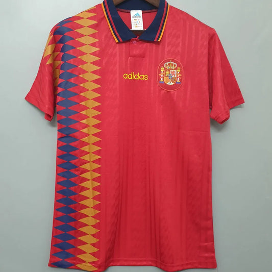 1994 Spain Home Retro Football Shirt