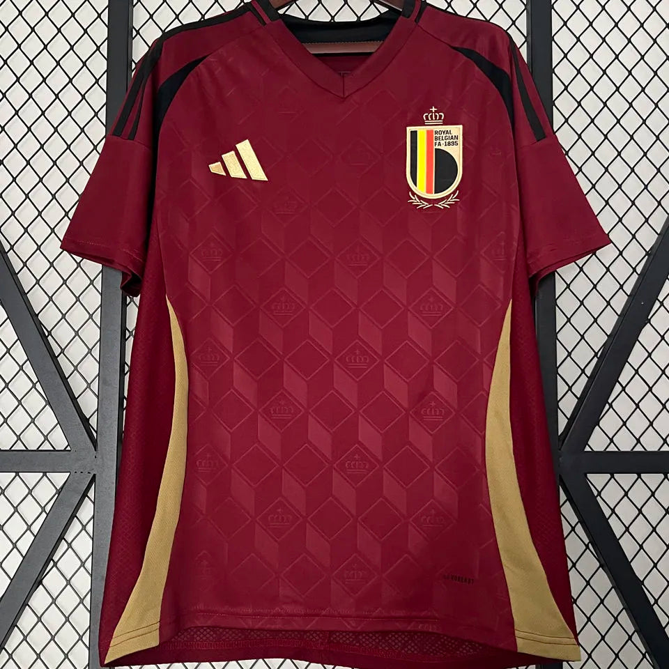 2024 Euros Belgium Home Football Shirt