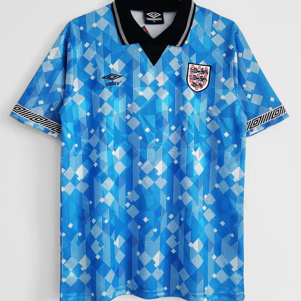 1990 England Away Retro Football Shirt