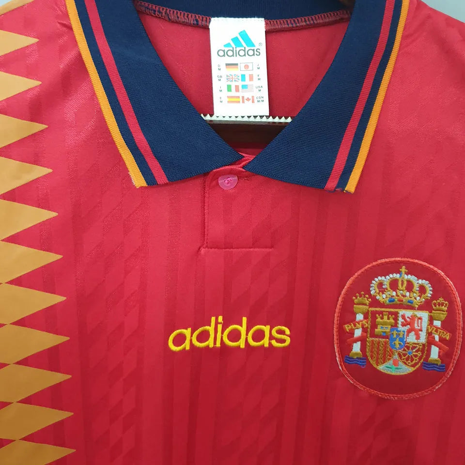 1994 Spain Home Retro Football Shirt