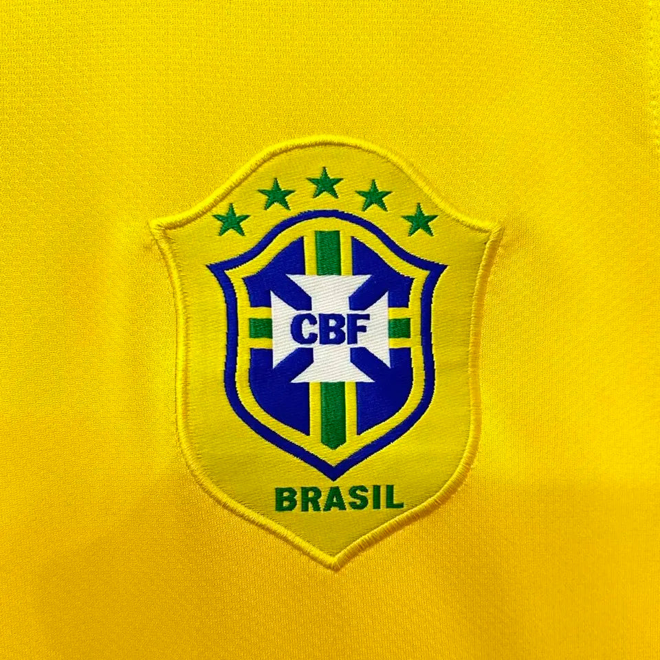 2006 Brazil Home Retro Football Shirt