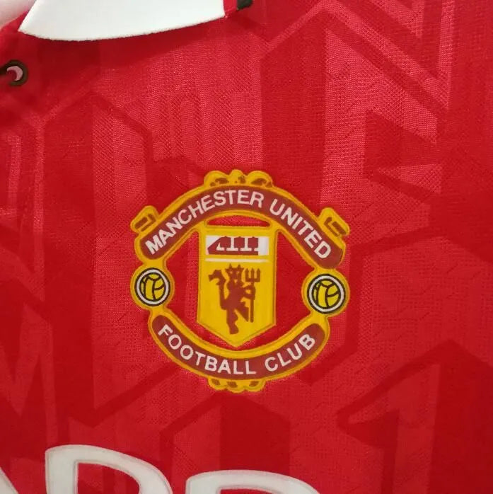 1992/94 Manchester United Home Retro Football Shirt