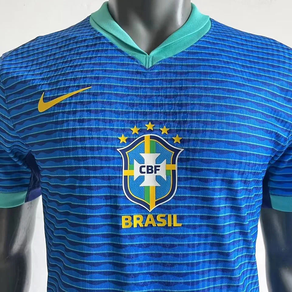 2024 Copa America Brazil Away Player Version Football Shirt