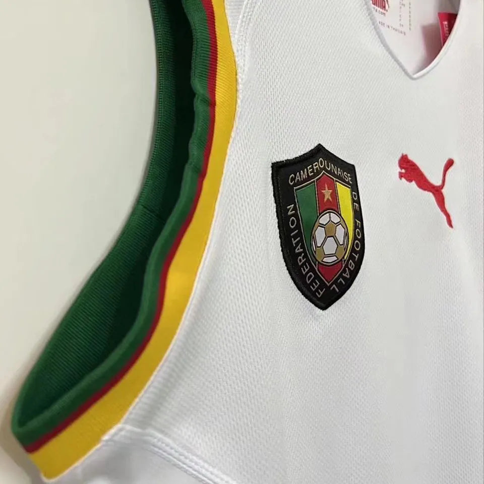 2002 Cameroon Away Retro Football Shirt