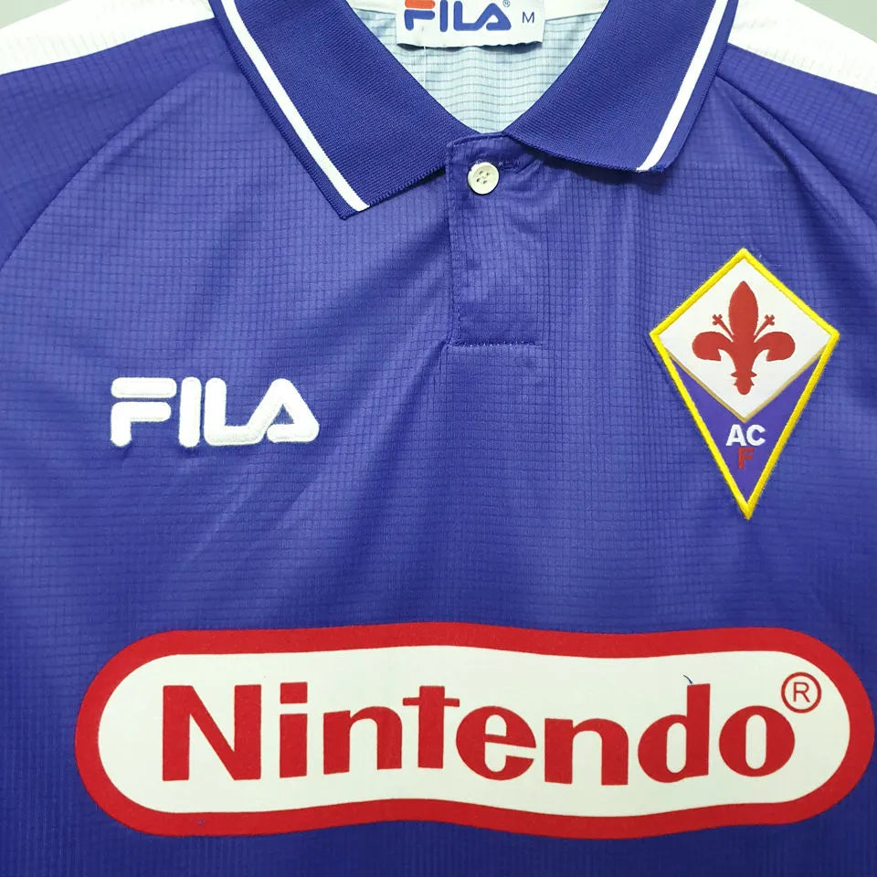 1998/99 Fiorentina Home Retro Football Shirt