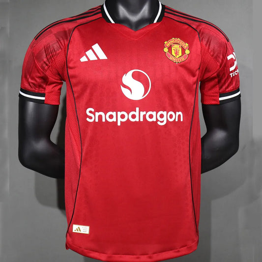 2025/26 Manchester United Home Player Version Football Shirt