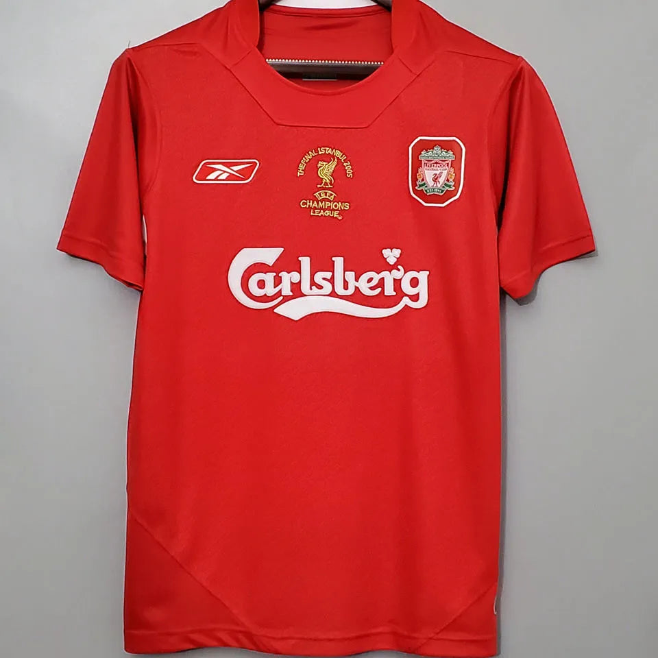 2005 Liverpool Home Retro Football Shirt
