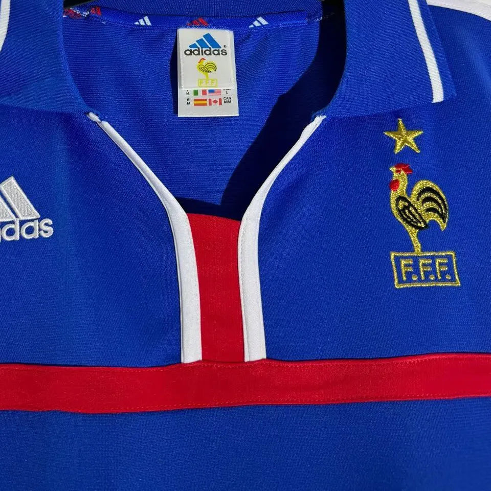 2000 France Home Retro Football Shirt