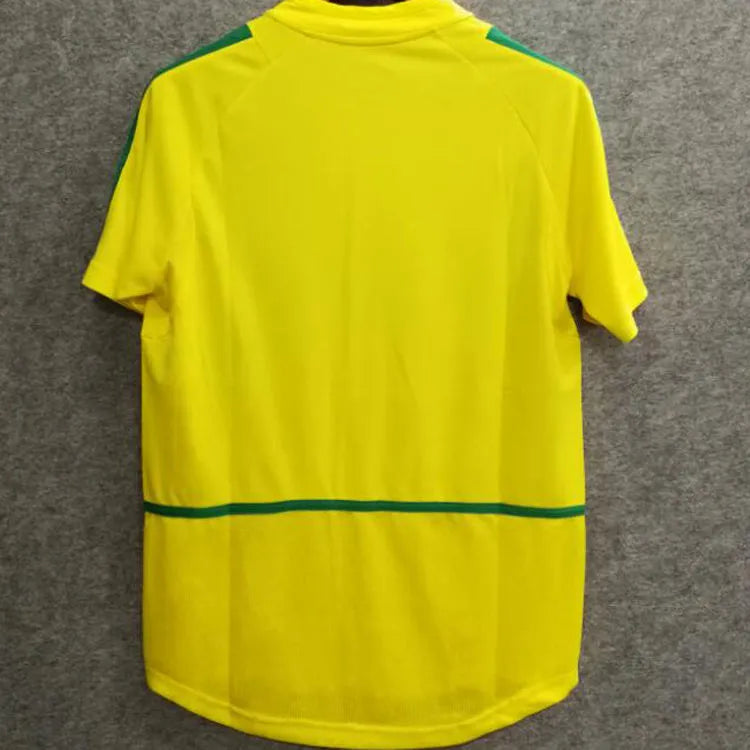 2002 Brazil Home Retro Football Shirt