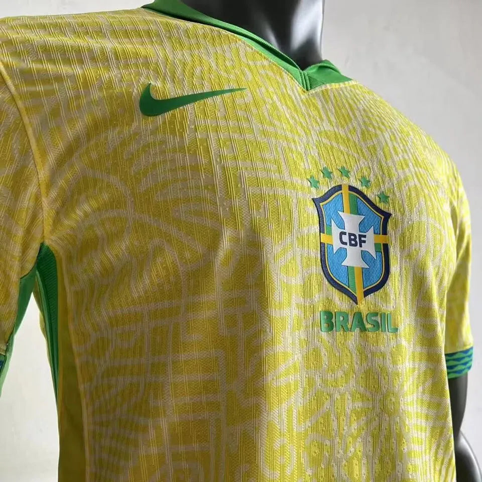 2024 Copa America Brazil Home Player Version Football Shirt