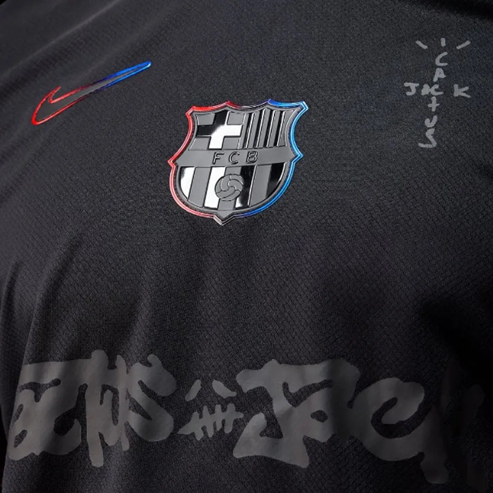 2024/25 Barcelona x Travis Scott Away Player Version Football Shirt