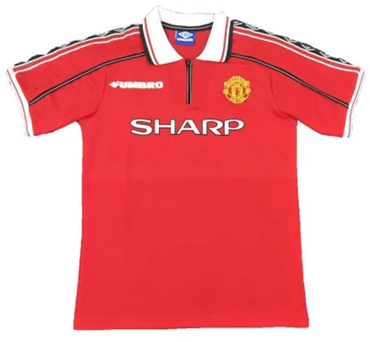 1998/99 Manchester United Home Retro Football Shirt