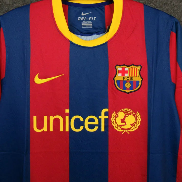 2010/11 Barcelona Home Retro Football Shirt