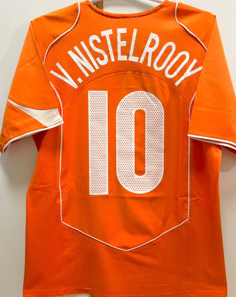 2004 Netherlands Home Retro Football Shirt