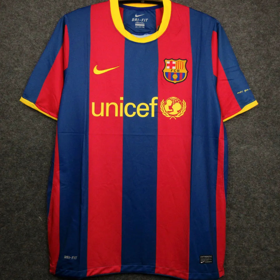 2010/11 Barcelona Home Retro Football Shirt