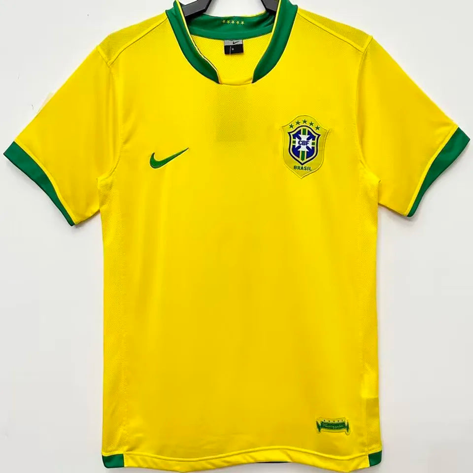 2006 Brazil Home Retro Football Shirt