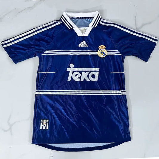 1998/99 Real Madrid Away Retro Football Shirt