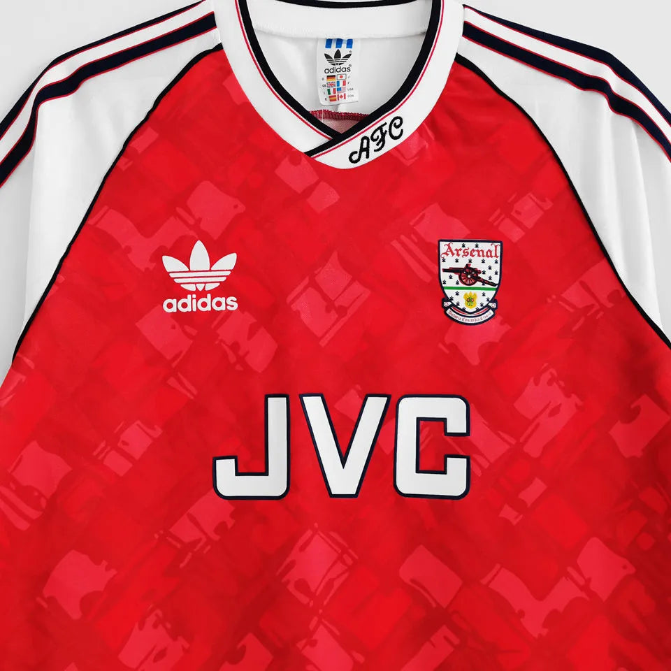 1990/92 Arsenal Home Retro Football Shirt