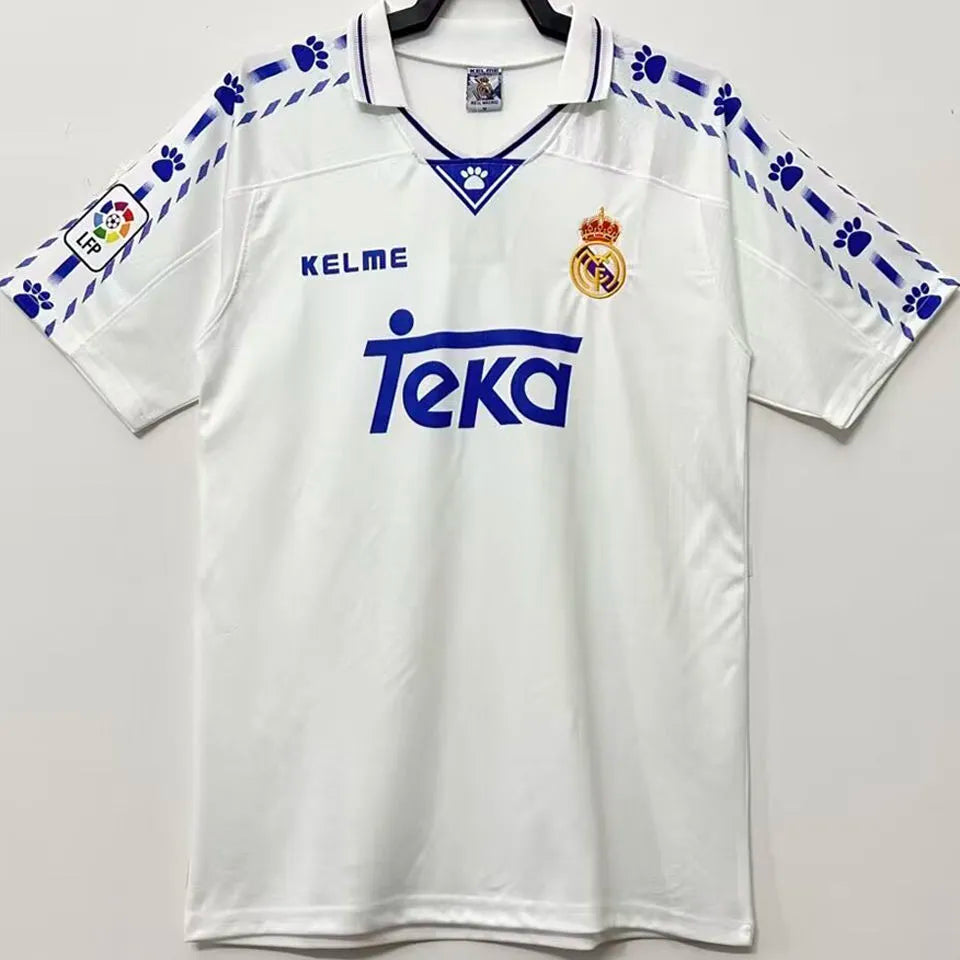 1996/97 Real Madrid Home Retro Football Shirt