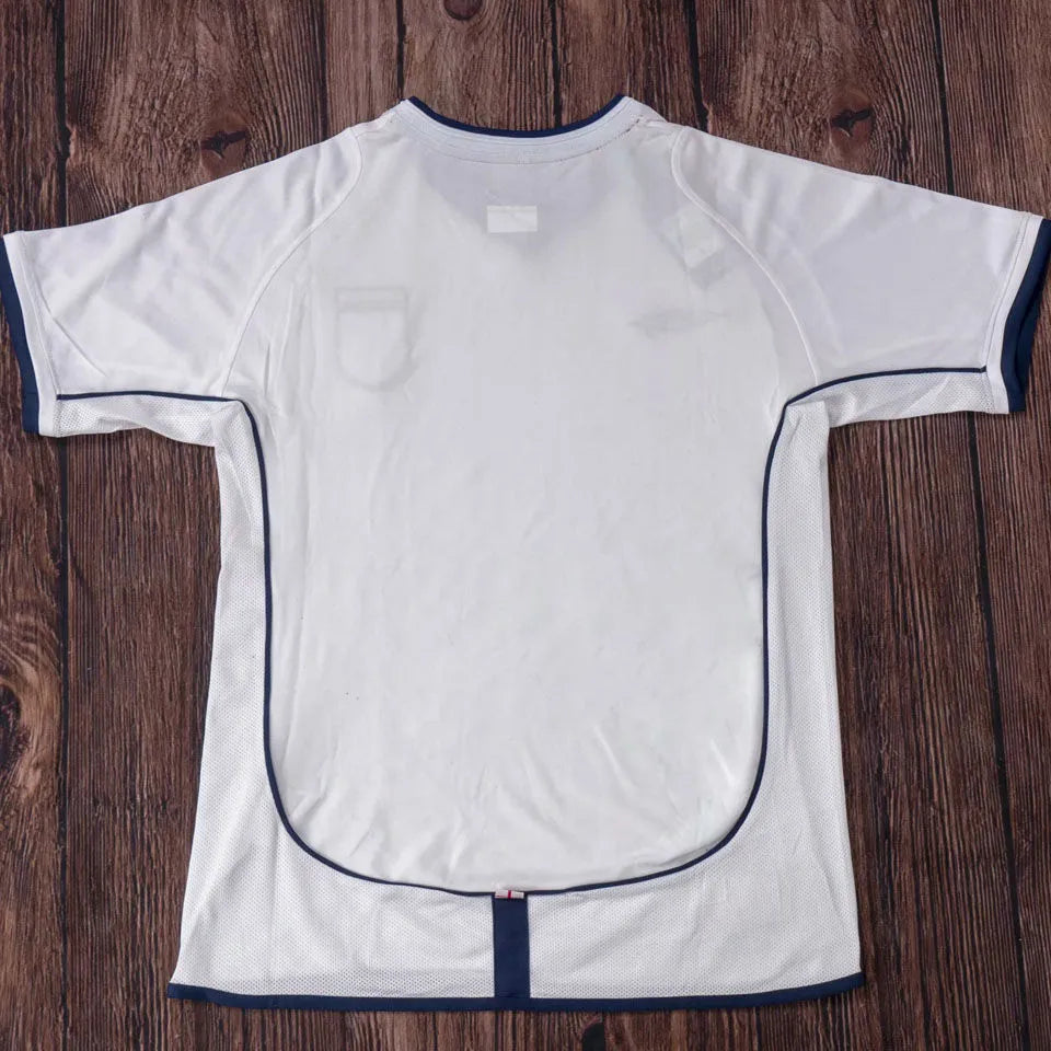 2002 England Home Retro Football Shirt