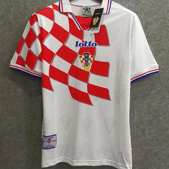 1998 Croatia Home Retro Football Shirt