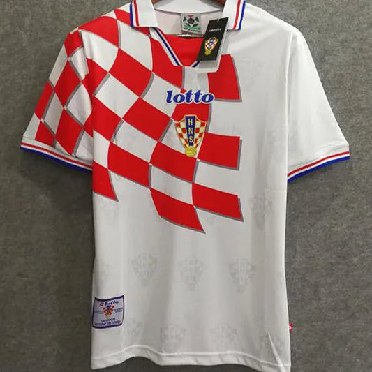 1998 Croatia Home Retro Football Shirt