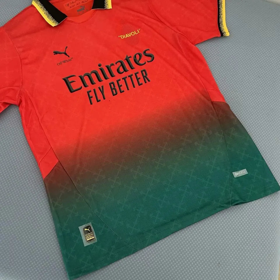2024/25 AC Milan x Off White 4th Football Shirt