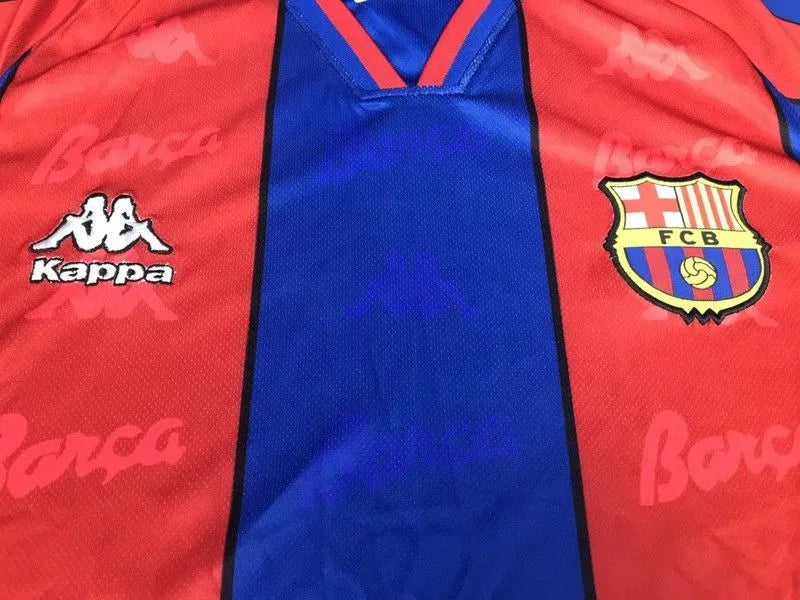 1996/97 Barcelona Home Retro Football Shirt