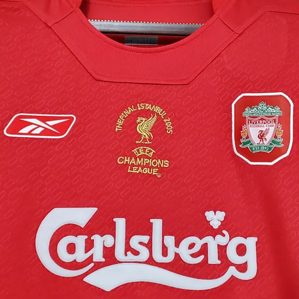 2005 Liverpool Home Retro Football Shirt
