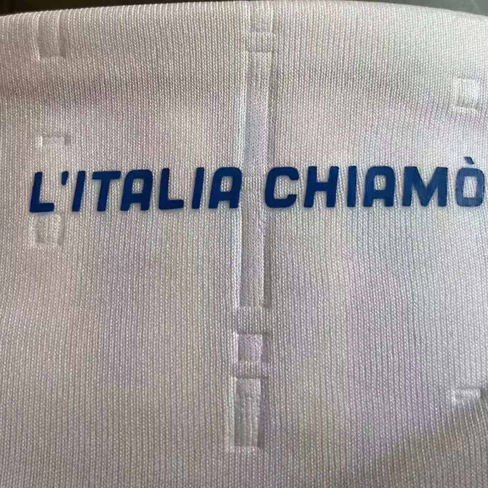 2024 Euros Italy Away Player Version Long Sleeve Football Shirt