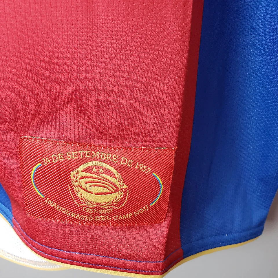 2007/08 Barcelona Home Retro Football Shirt
