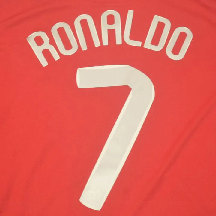 2007/08 Manchester United Home Retro Football Shirt