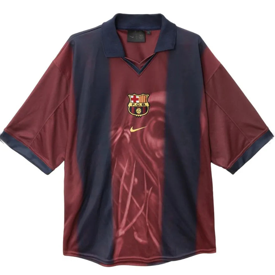 Travis Scott x Barcelona Retro Style Football Shirt