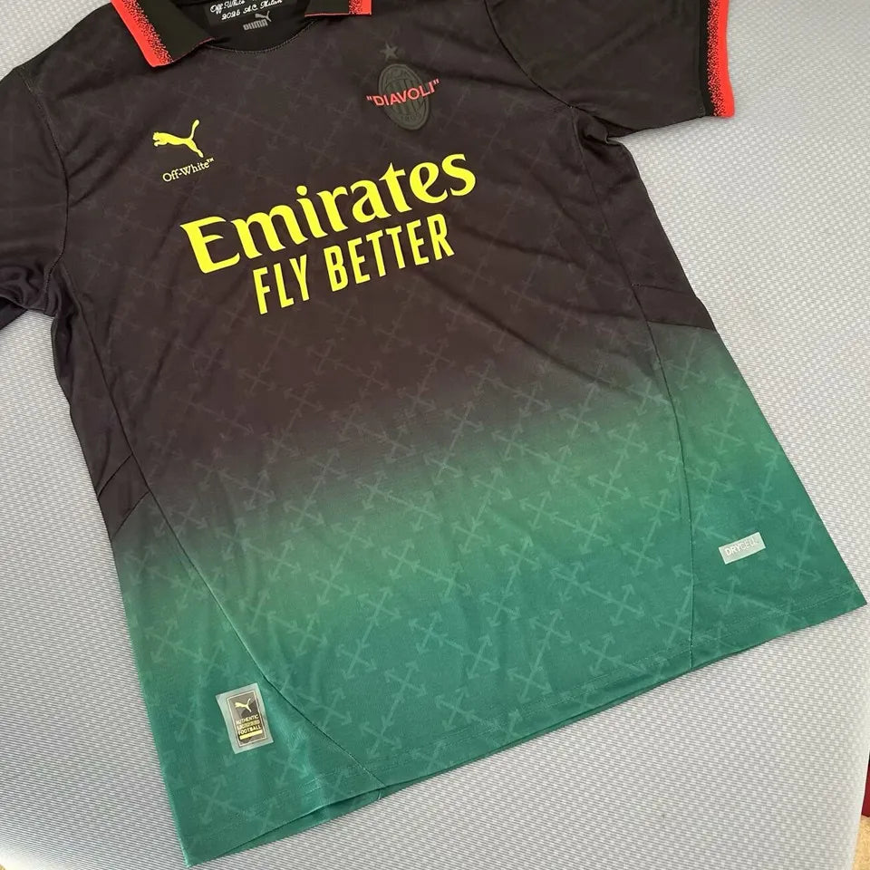 2024/25 AC Milan x Off White 4th Football Shirt